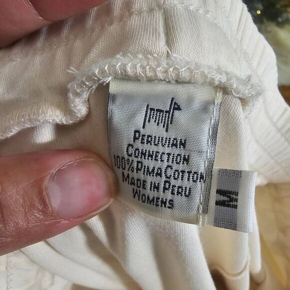 Peruvian Connection A-line Maxi Skirt Size Medium Pime Cotton - Picture 5 of 8